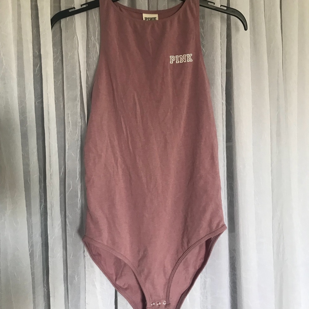 Purple snap body suit